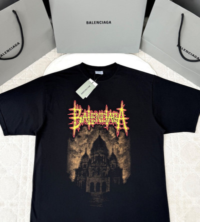 발렌시아가 프린팅 반팔