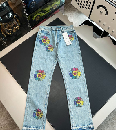 크롬하츠 플라워 데님 팬츠