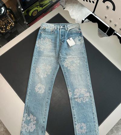 크롬하츠 비즈 데님 팬츠