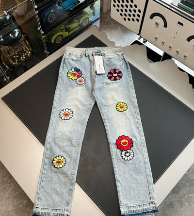 크롬하츠 플라워 데님 팬츠