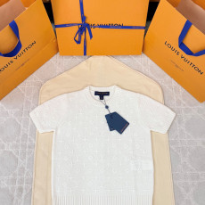 루이비통 자카드 니트 반팔