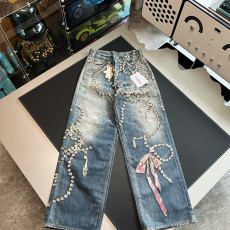 아크네스튜디오 프린팅 데님 팬츠