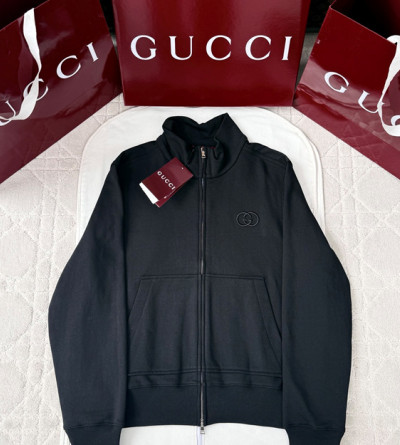 구찌 로고 집업 자켓