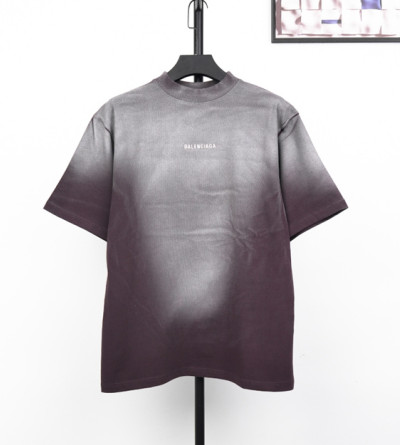 발렌시아가 레터링 반팔