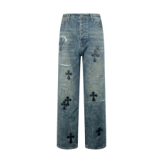 크롬하츠 패치 데님 팬츠