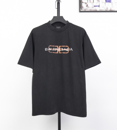 발렌시아가 프린팅 반팔