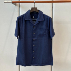 프라다 린넨 반팔 셔츠