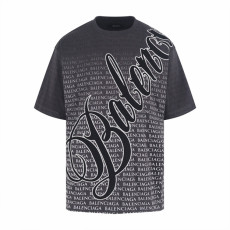 발렌시아가 레터링 반팔